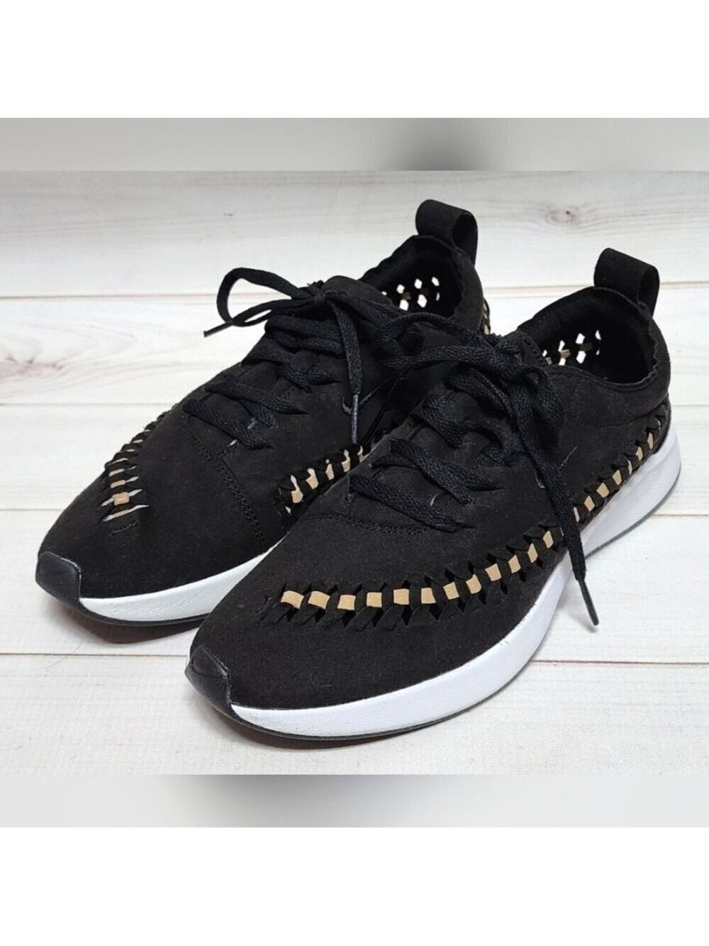 Nike Dualtone Racer Woven Black Womens Sneakers Size 7 - New In Box